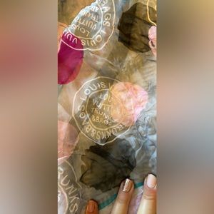 Louis Vuitton silk scarf